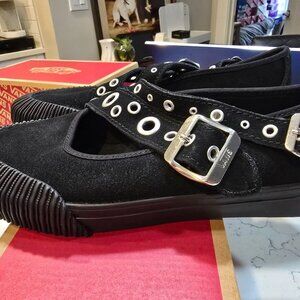Vans Grunge Spirit Mary Jane Creeper Sneakers VN000D9ABLA Women's SZ 10.5 MENS 9